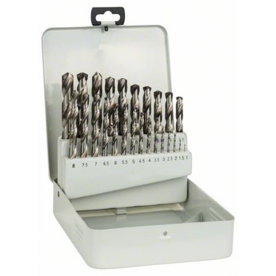 JEU DE 25 FORETS A METAL HSS-G - 1-13 mm, 135° 2607018727