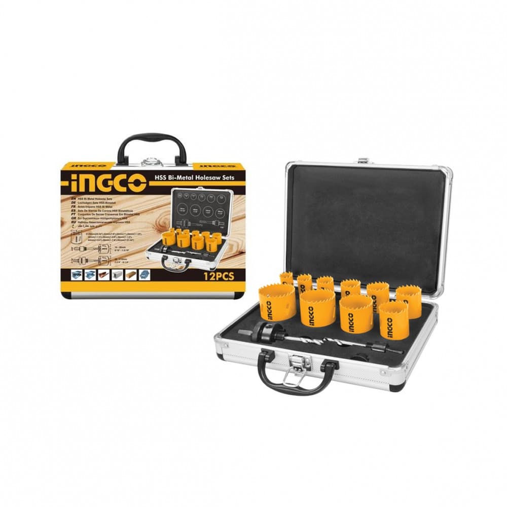 COFFRET ALU DE 10 SCIE CLOCHE BI MÉTAL