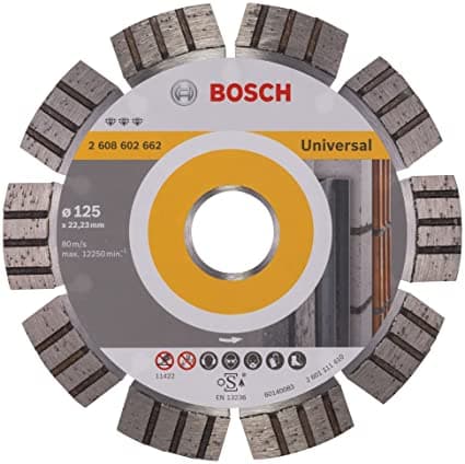 DISQUE DIAMANT UNIVERSEL+METAL 125X22,2