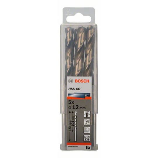 JEU 5 FORET A METAUX HSS-CO 12X101X151 2608585903