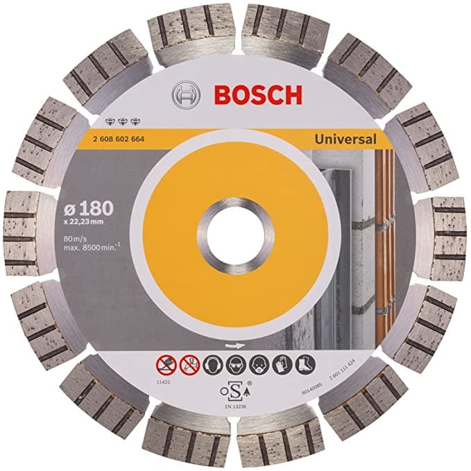 DISQUE DIAMANT UNIVERSEL+METAL 180MM