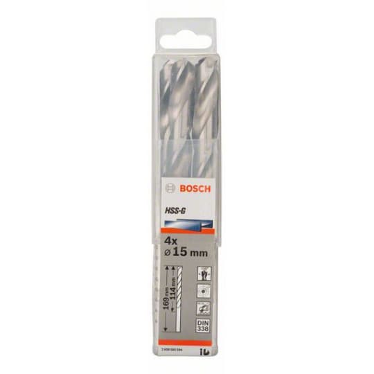 JEU 4 FORETS HSS-G DIAMETRE 15MM 2608585594